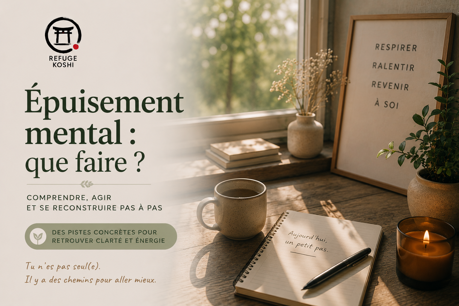Épuisement mental que faire – Refuge Koshi