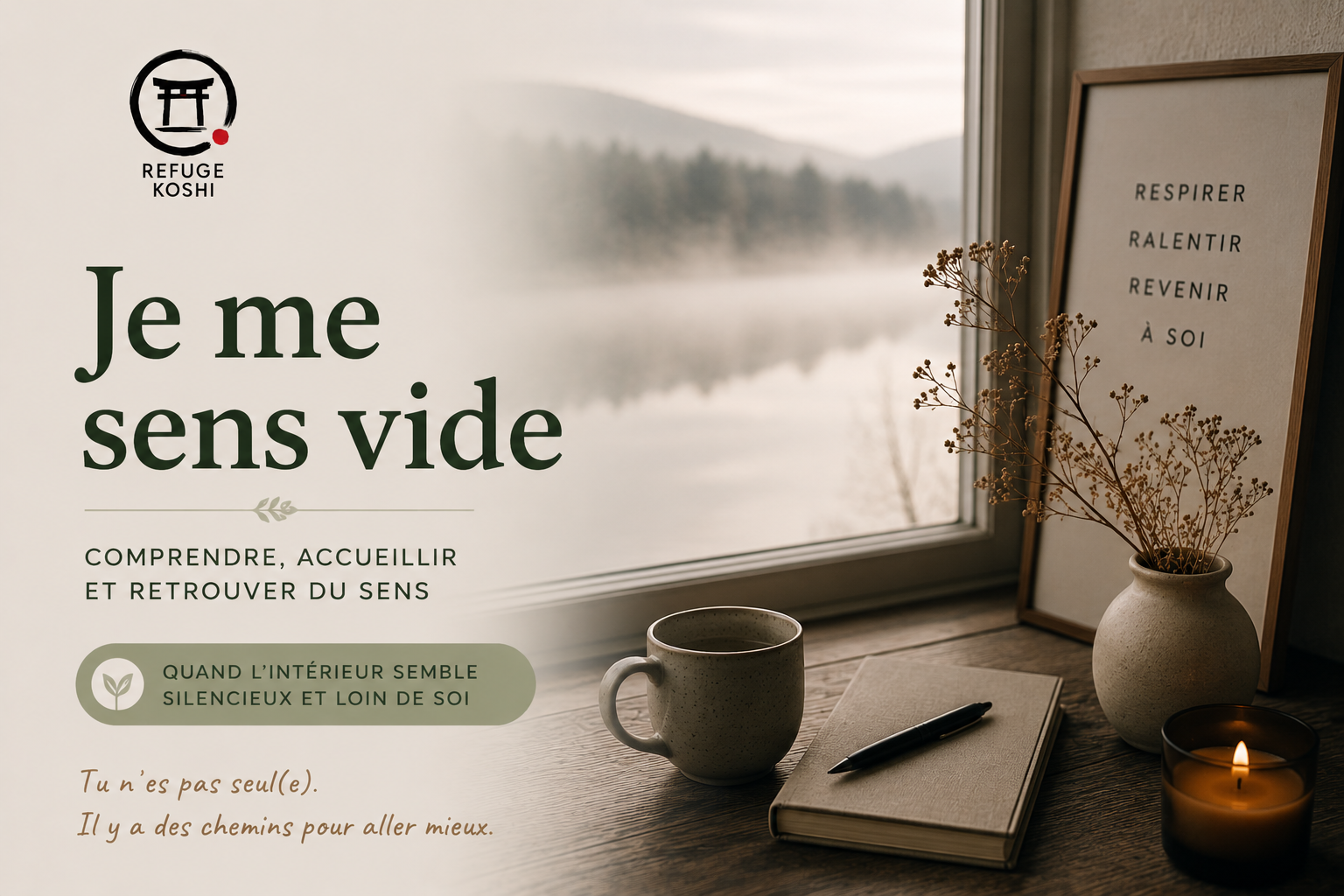 Je me sens vide – Refuge Koshi