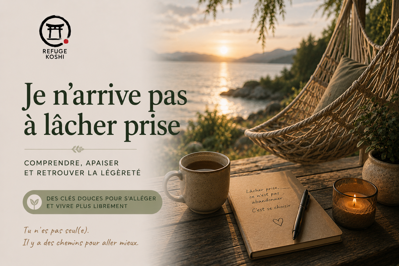 Je n'arrive pas à lâcher prise – Refuge Koshi