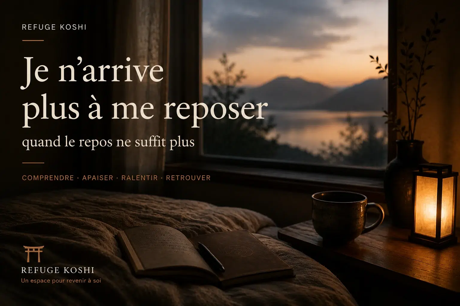 Je n'arrive plus à me reposer – Refuge Koshi