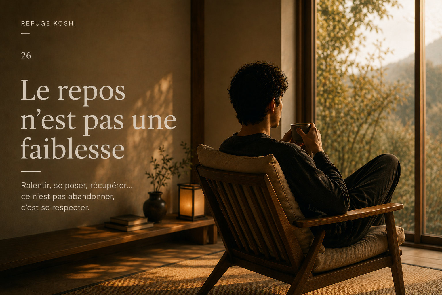 Le repos n'est pas une faiblesse - Refuge Koshi