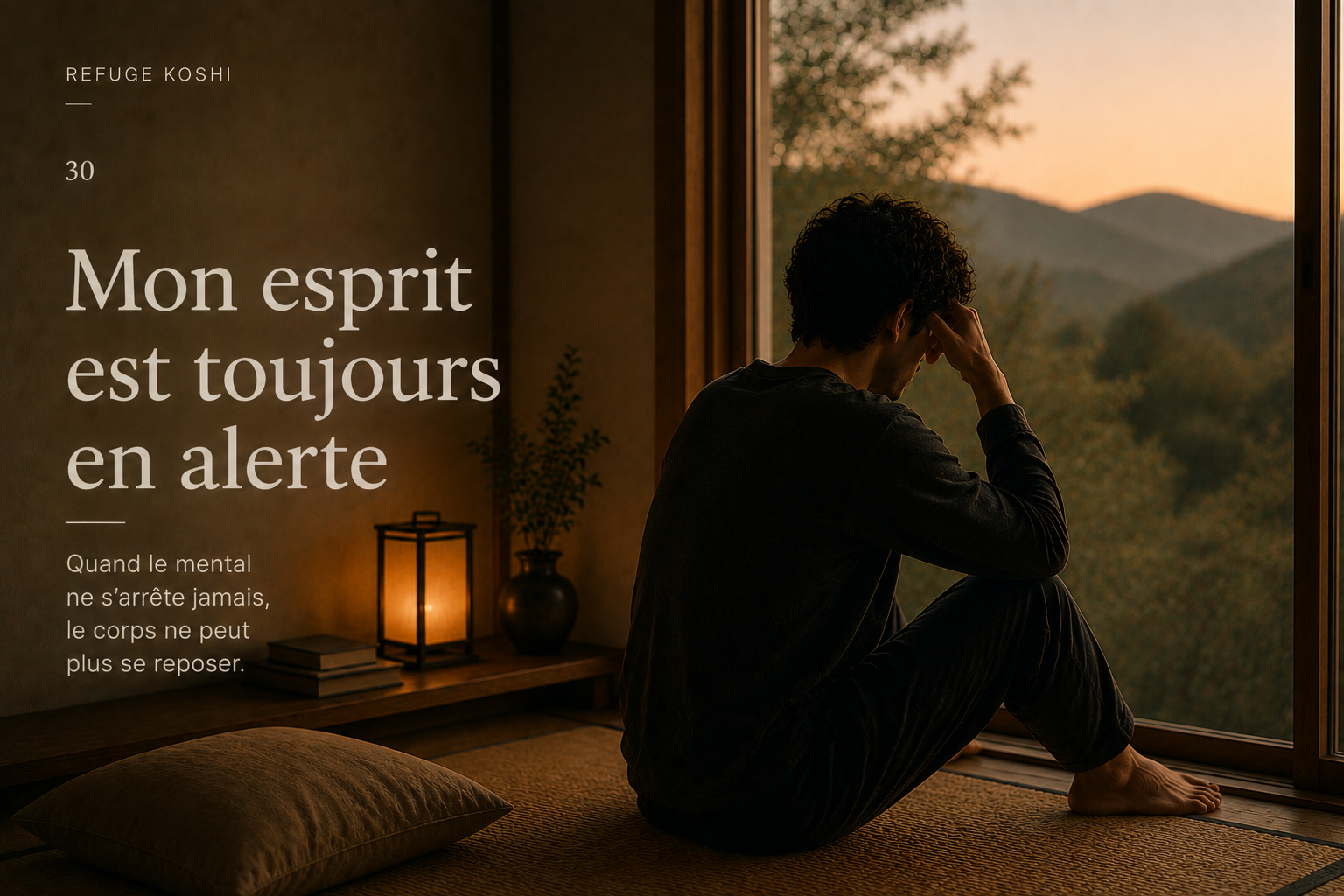 Mon esprit est toujours en alerte - Refuge Koshi
