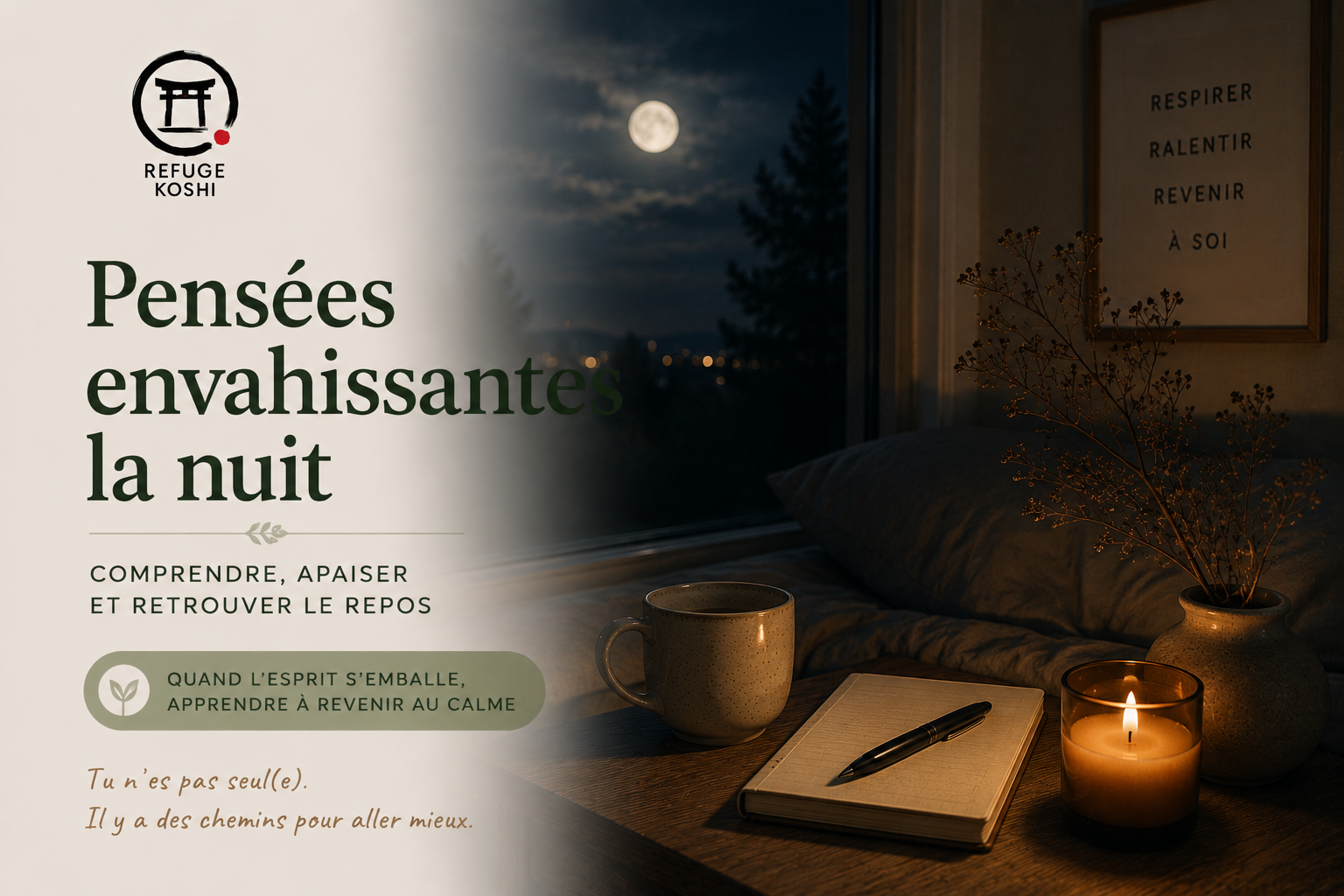 Pensées envahissantes la nuit – Refuge Koshi