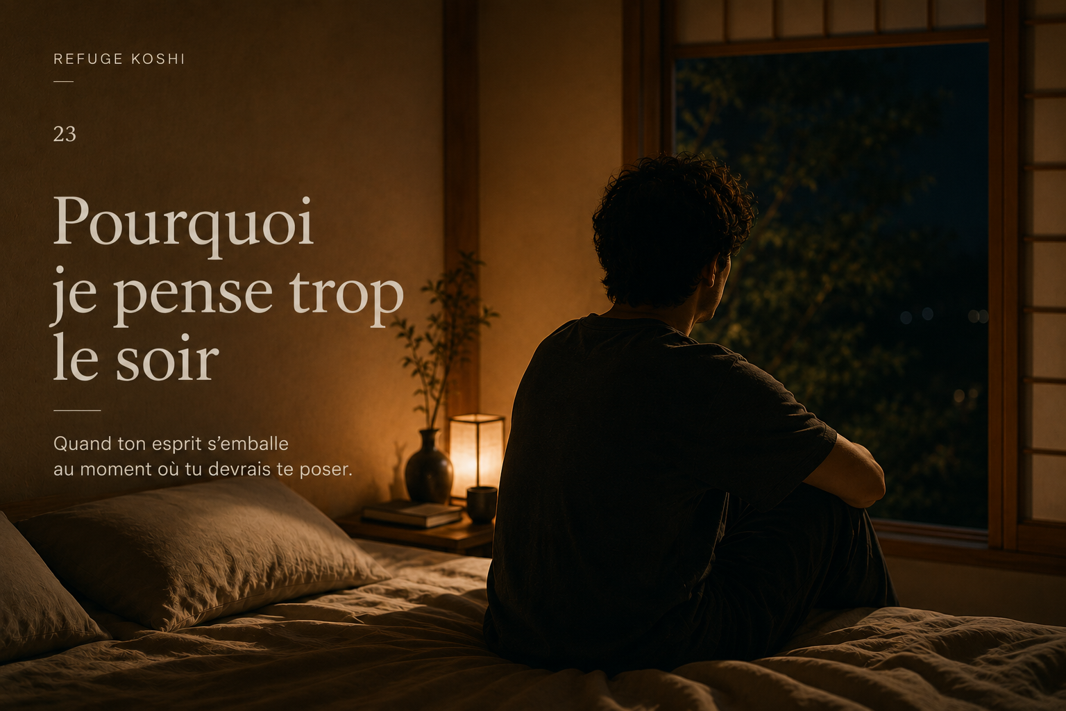 Pourquoi je pense trop le soir - Refuge Koshi