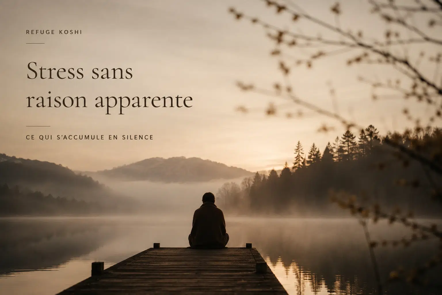 stress sans raison apparent – ce qui s'accumule en silence – Refuge Koshi